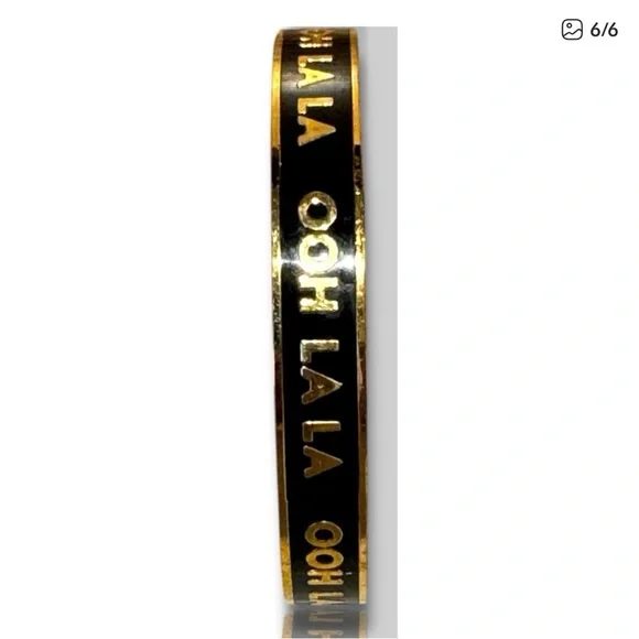 kate spade Gold-tone Logo Bangle - Picture 5 of 5